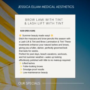 Jessica Ellam Aesthetics July Specials